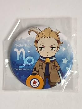 ヘタリア オランダ ベルギー アクリルバッジ 星座 缶バッジ 2点 ヘタリア オランダ ベルギー アニカフェ アクリルバッジ 星座 缶